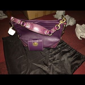 Coach Leather Carly Hobo Bag